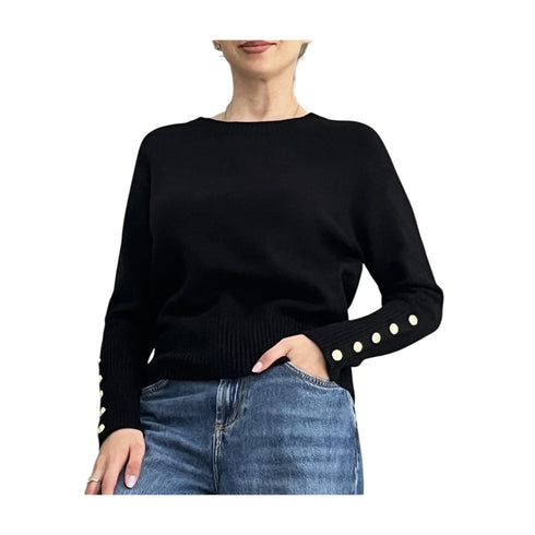 Kocca Maglia Maglia Donna con bottoni sui polsi XS A25-KOCCAARWAN-00016-XS - Francavilla Moda