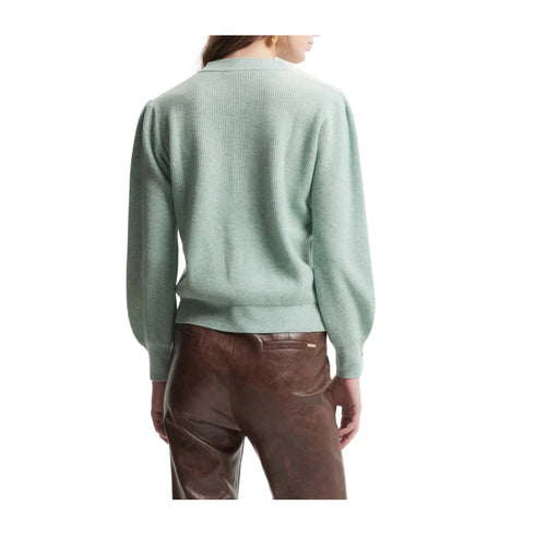 Kocca Pullover Maglia Donna con maniche a palloncino Verde - Francavilla Moda