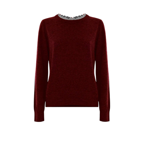 Kocca Maglia Maglia Donna girocollo con pizzo XS A25-KOCCAMARSHALL-10172-XS - Francavilla Moda