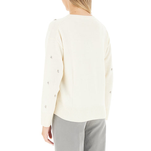 Kocca Maglia Maglia Donna girocollo dettagli gioiello XS A25 - KOCCAMARIELINA - 60725 - XS - Francavilla Moda