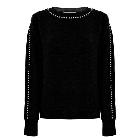 Kocca Maglia Maglia Donna strass sulle maniche M - Francavilla Moda