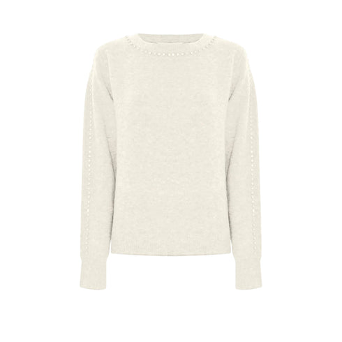 Kocca Maglia Maglia Donna strass sulle maniche XS A25-KOCCAENIMIA-60001-XS - Francavilla Moda