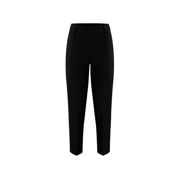 Kocca Pantaloni Pantalone Donna dritto con pinces Nero - Francavilla Moda