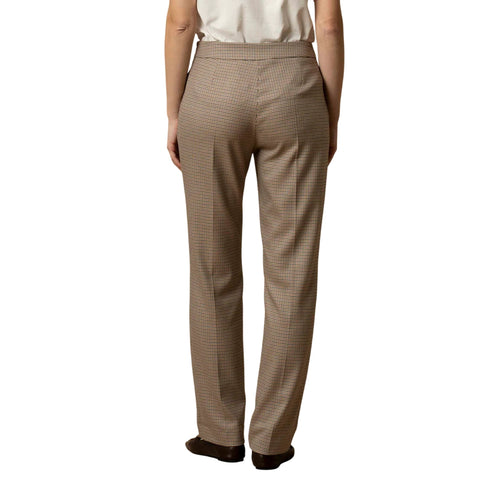 Kocca Pantaloni Pantalone Donna pied de poule con zip 40 - Francavilla Moda