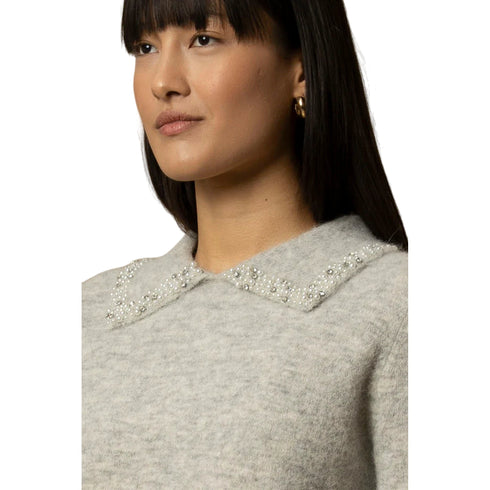 Kocca Polo Polo Donna con perle decorative XS A25 - KOCCAARALDA - M9001 - XS - Francavilla Moda