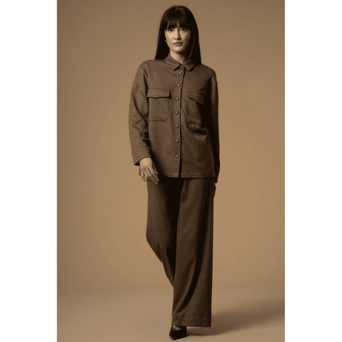 Kocca Completo Set camicia e pantaloni flare - Set Camicia - Pantaloni Augusto XS A25-KOCCAAUGUSTO-30015-XS - Francavilla Moda