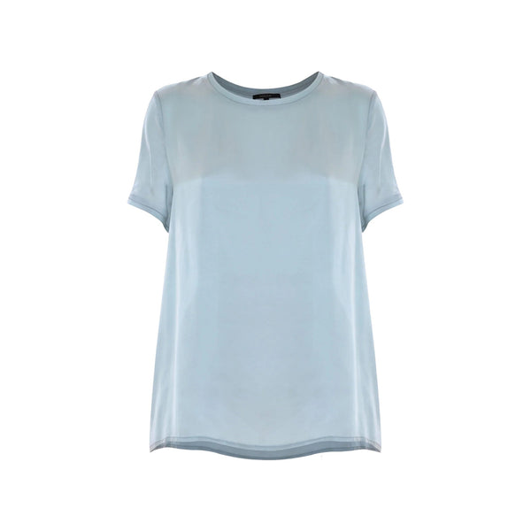 KOCCA T-shirt T-shirt Donna in viscosa a girocollo Verde A24 - KOCCANOELIE - 50002 - XS - Francavilla Moda
