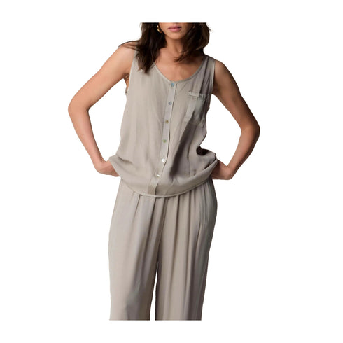 Kocca Top Top Donna con taschino e scollo a V XS P25 - KOCCAIBRA - 90010 - XS - Francavilla Moda