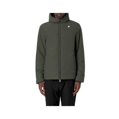 KWAY Giacca imbottita Giubbotto Uomo modello Jack corto Nero verde A24 - KWAYK6128VW - AH3 - M - Francavilla Moda