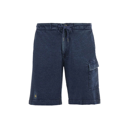 La Martina Pantaloncini sportivi Bermuda Uomo cargo tinto in capo S P25 - LA MARTINAMAB001FP583 - D7003 - S - Francavilla Moda