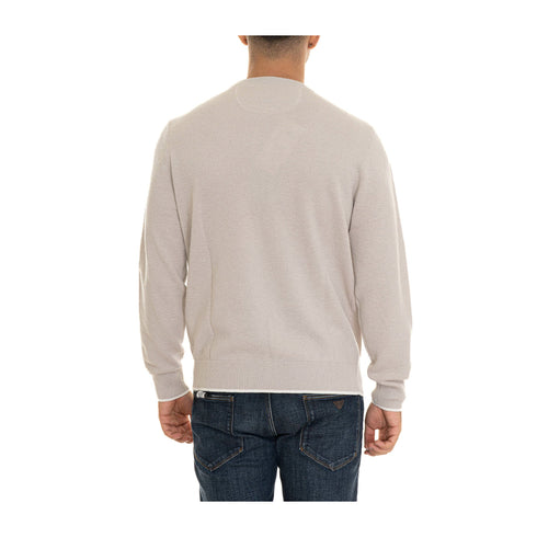 La Martina Pullover Maglia Uomo effetto grana di riso M A24 - LA MARTINAZMS007YW120 - 04022 - M - Francavilla Moda