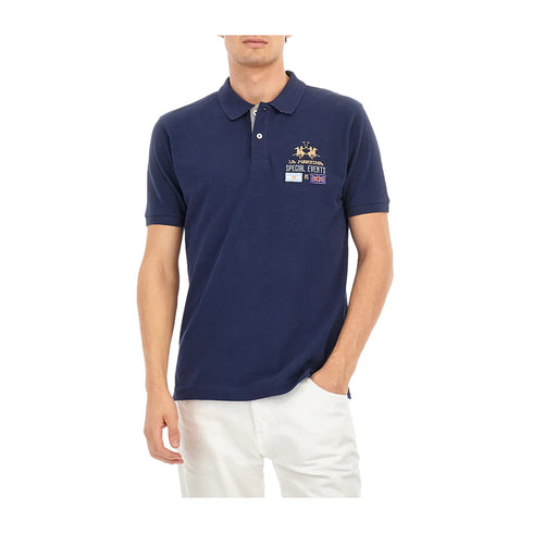 La Martina Polo Polo Uomo con patch bandiere S P25 - LA MARTINAMAP304PK031 - 07017 - S - Francavilla Moda
