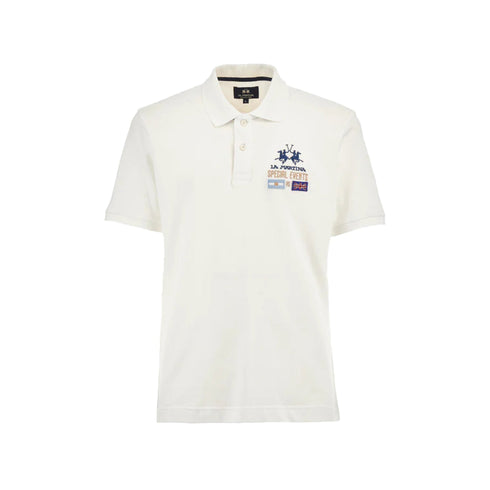 La Martina Polo Polo Uomo con patch bandiere S P25 - LA MARTINAMAP304PK031 - 00001 - S - Francavilla Moda