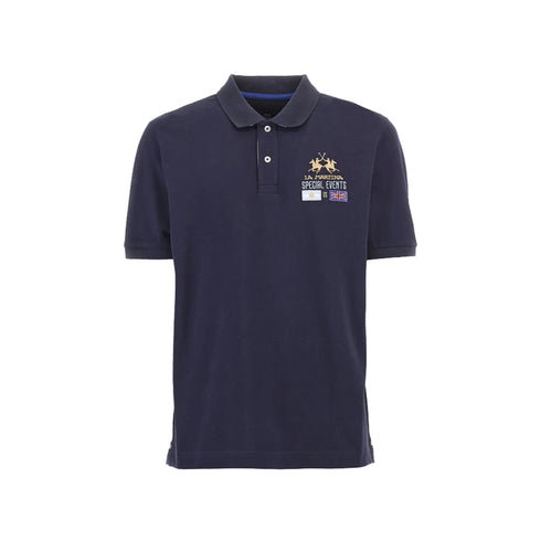 La Martina Polo Polo Uomo con patch bandiere S P25 - LA MARTINAMAP304PK031 - 07017 - S - Francavilla Moda