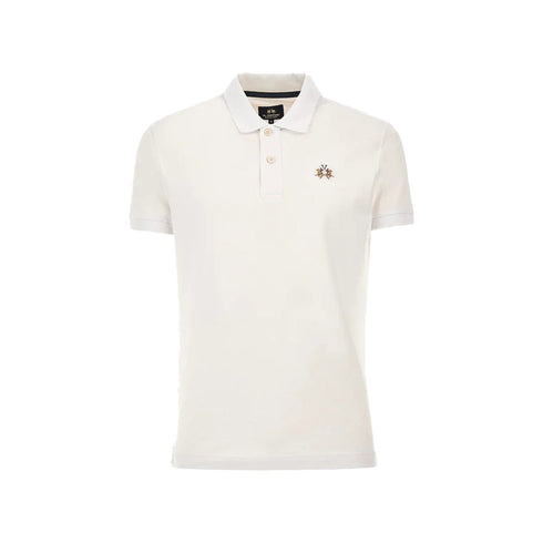 La Martina Polo Polo Uomo dal fit slim due bottoni M P25 - LA MARTINACCMP02PK001 - 00001 - M - Francavilla Moda