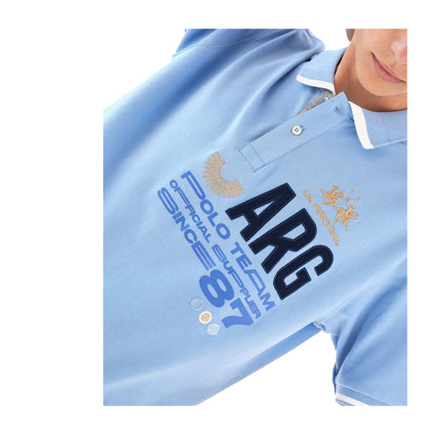 La Martina Polo Polo Uomo grafica Argentina M P25 - LA MARTINAMAP305PK001 - 07220 - M - Francavilla Moda