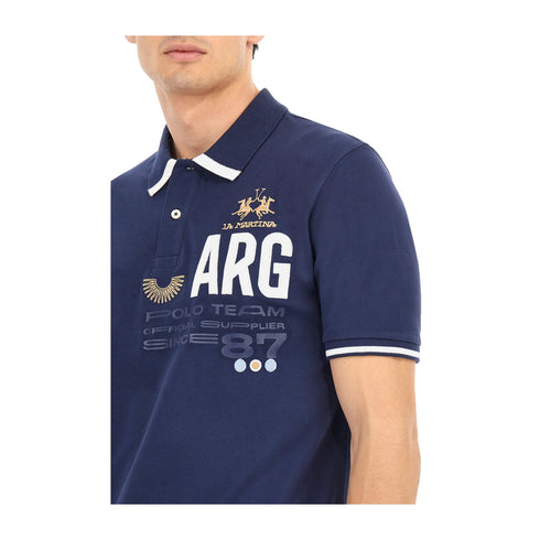 La Martina Polo Polo Uomo grafica Argentina M - Francavilla Moda