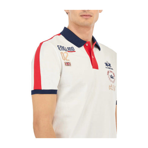 La Martina Polo Polo Uomo grafica England M P25 - LA MARTINAMAP306PK001 - 00001 - M - Francavilla Moda