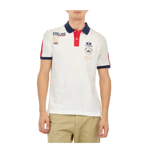 La Martina Polo Polo Uomo grafica England M P25 - LA MARTINAMAP306PK001 - 00001 - M - Francavilla Moda