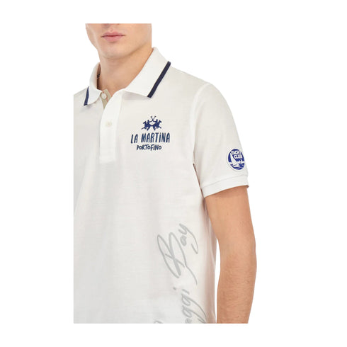 La Martina Polo Polo Uomo scritta Paraggi Bay M P25 - LA MARTINAMAP316PK031 - 00001 - M - Francavilla Moda