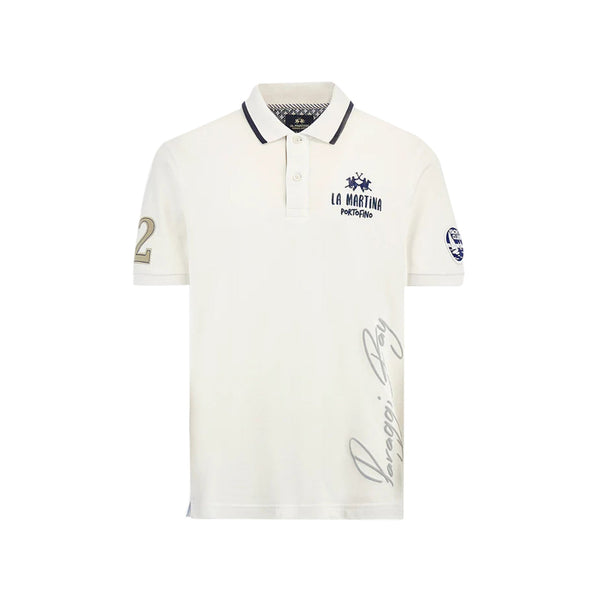 La Martina Polo Polo Uomo scritta Paraggi Bay M P25 - LA MARTINAMAP316PK031 - 00001 - M - Francavilla Moda