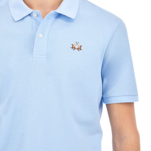 La Martina Polo Polo Uomo slim con ricamo a contrasto M P25 - LA MARTINAMAP002PK001 - 07220 - M - Francavilla Moda