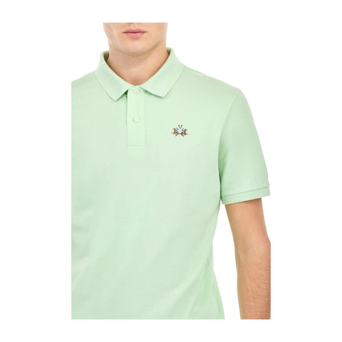 La Martina Polo Polo Uomo slim con ricamo a contrasto M P25 - LA MARTINAMAP002PK001 - 03147 - M - Francavilla Moda