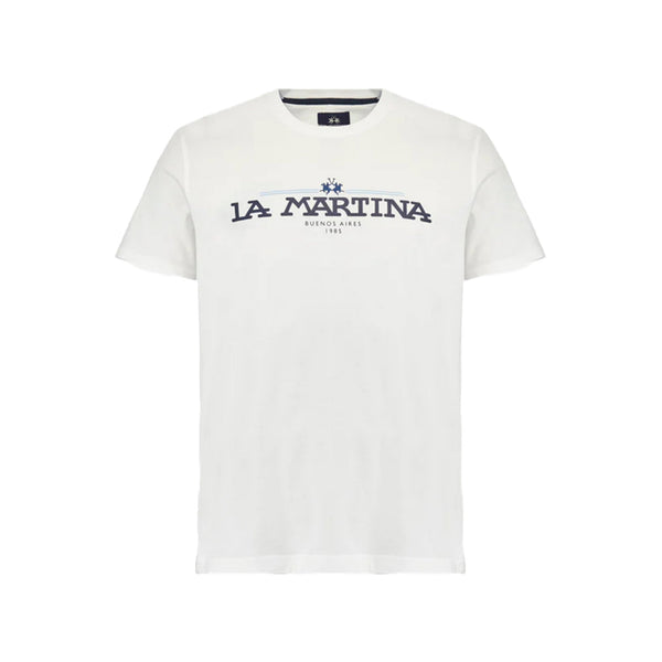 La Martina T-shirt T-shirt Uomo Aguer con stampa S P25 - LA MARTINAMAR304JS206 - 00001 - S - Francavilla Moda