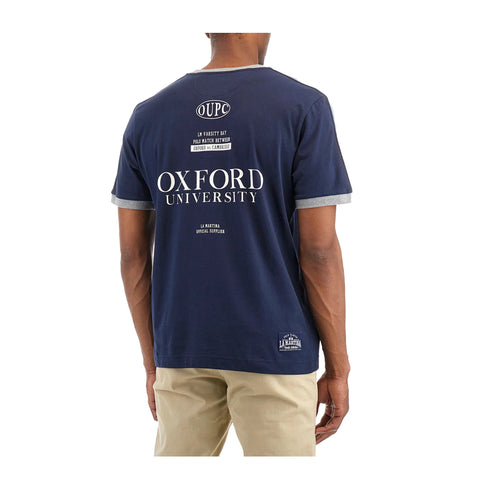 LA MARTINA T-shirt T-shirt Uomo Zaim in cotone Blu aperto A24 - LA MARTINAZMR600JS206 - 07017 - M - Francavilla Moda