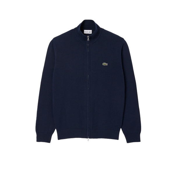 Lacoste Cardigan Cardigan Uomo in cotone con zip frontale 4 - Francavilla Moda