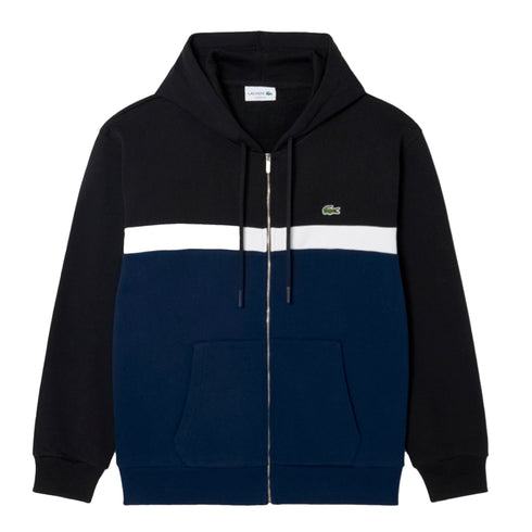 Lacoste Felpa con zip Felpa Uomo Color Block full zip 4 - Francavilla Moda