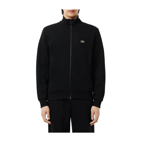 Lacoste Felpa con zip Felpa Uomo con chiusura zip Nero - Francavilla Moda