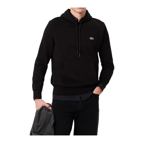 Lacoste Felpa con cappuccio Felpa Uomo in pile con ricamo logo 3 - Francavilla Moda