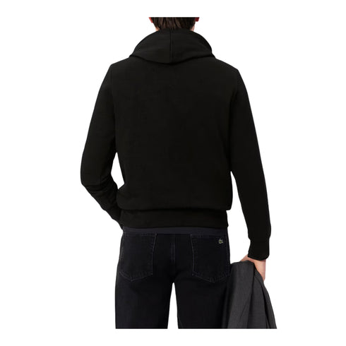 Lacoste Felpa con cappuccio Felpa Uomo in pile con ricamo logo 3 - Francavilla Moda