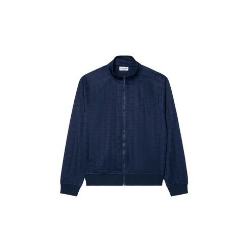 Lacoste Felpa con zip Felpa Uomo jacquard monogram 4 - Francavilla Moda