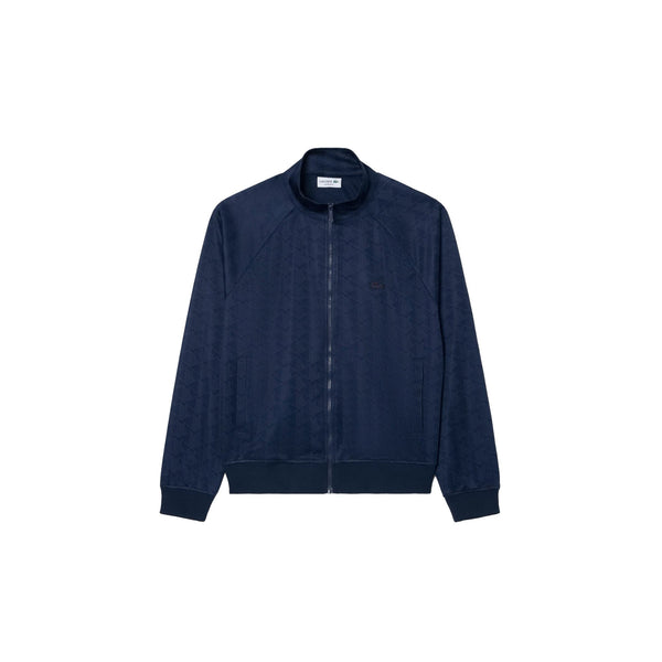 Lacoste Felpa con zip Felpa Uomo jacquard monogram 4 - Francavilla Moda