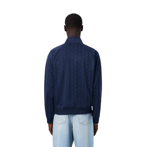 Lacoste Felpa con zip Felpa Uomo jacquard monogram 4 - Francavilla Moda