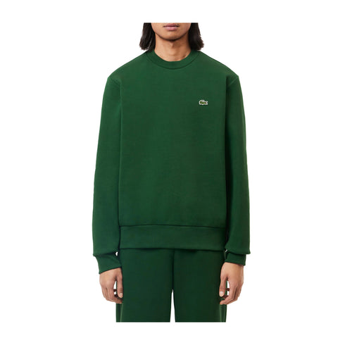 Lacoste Felpa girocollo Felpa Uomo Jogger micro logo Verde A24 - LACOSTESH9608 - 132 - 6 - Francavilla Moda
