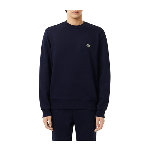 Lacoste Felpa girocollo Felpa Uomo Jogger micro logo Blu A24 - LACOSTESH9608 - 166 - 6 - Francavilla Moda