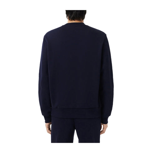Lacoste Felpa girocollo Felpa Uomo Jogger micro logo Blu A24 - LACOSTESH9608 - 166 - 6 - Francavilla Moda