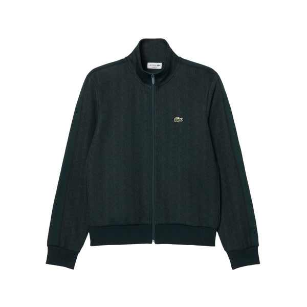 Lacoste Felpa con zip Felpa Uomo logo monogram all over 4 - Francavilla Moda
