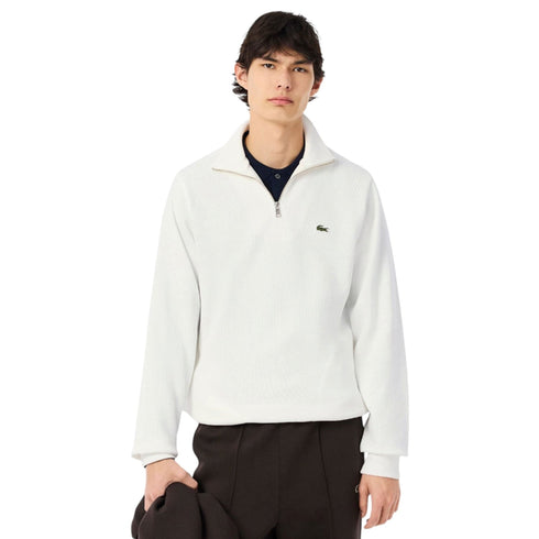 Lacoste Felpa con zip Felpa Uomo mezza zip a costine 3 A25 - LACOSTESH1927 - 70V - 3 - Francavilla Moda