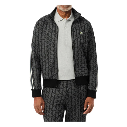 Lacoste Felpa con zip Felpa Uomo monogram full zip 4 A25 - LACOSTESH1368 - 4PC - 4 - Francavilla Moda