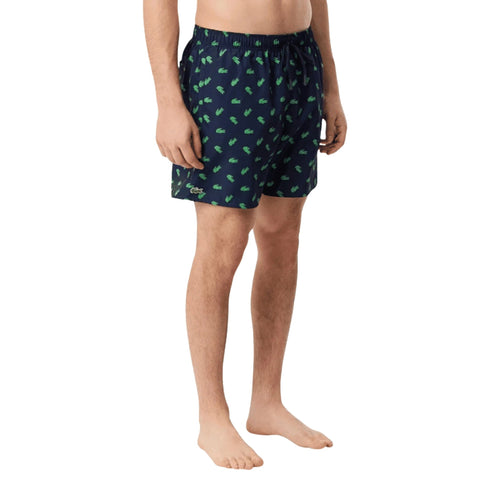 Lacoste Costume LACOSTE Costume Boxer Mare Stampa Coccodrillo Uomo MH1851 S - Francavilla Moda