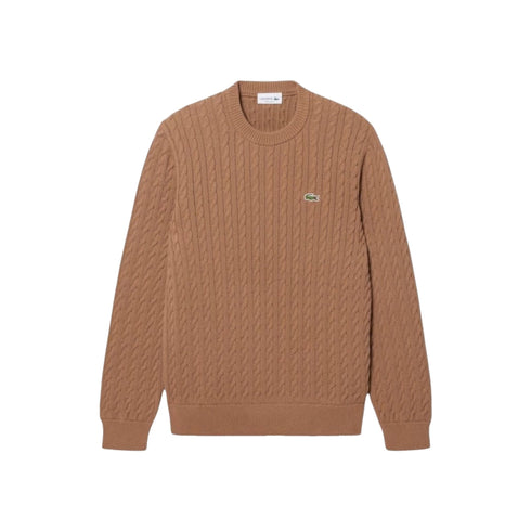 Lacoste Pullover Maglia Uomo in cotone a trecce 1 A26-LACOSTEAH7627-UQW-1 - Francavilla Moda