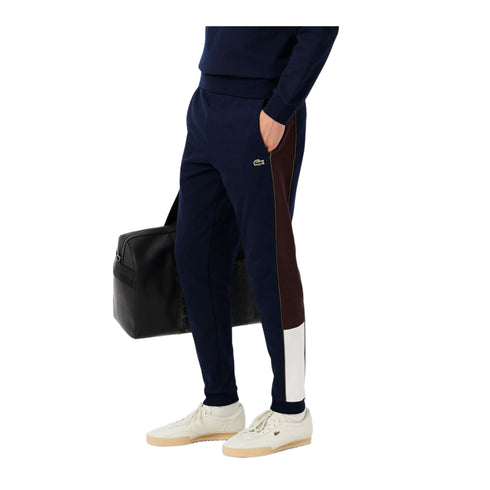 Lacoste Pantaloni sportivi Pantalone Uomo color block sportivo 4 - Francavilla Moda