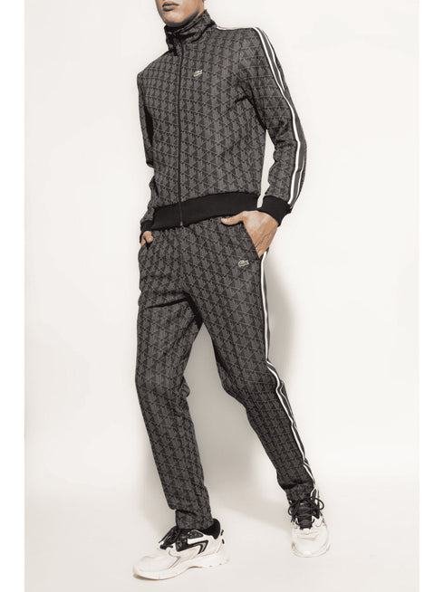 Lacoste Pantaloni sportivi Pantaloni sportivi neri Paris con monogramma 4 - Francavilla Moda