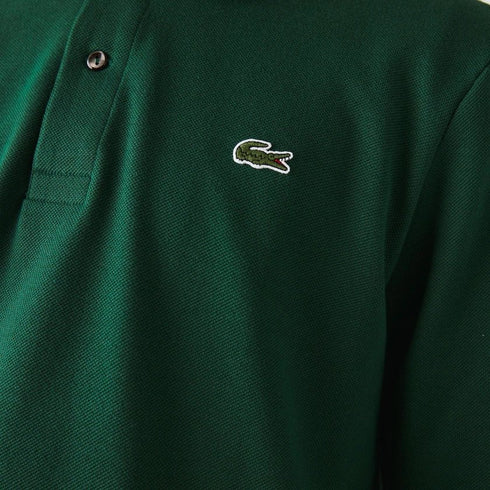 Polo Uomo a tinta unita, in cotone, con colletto classico e scollo due bottoni