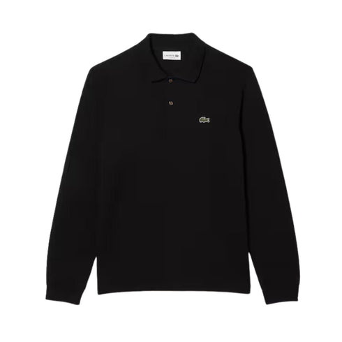 Lacoste Polo Polo Uomo L.12.12 a maniche lunghe Nero - Francavilla Moda