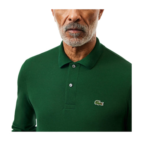 Lacoste Polo Polo Uomo maniche lunghe due bottoni 4 - Francavilla Moda